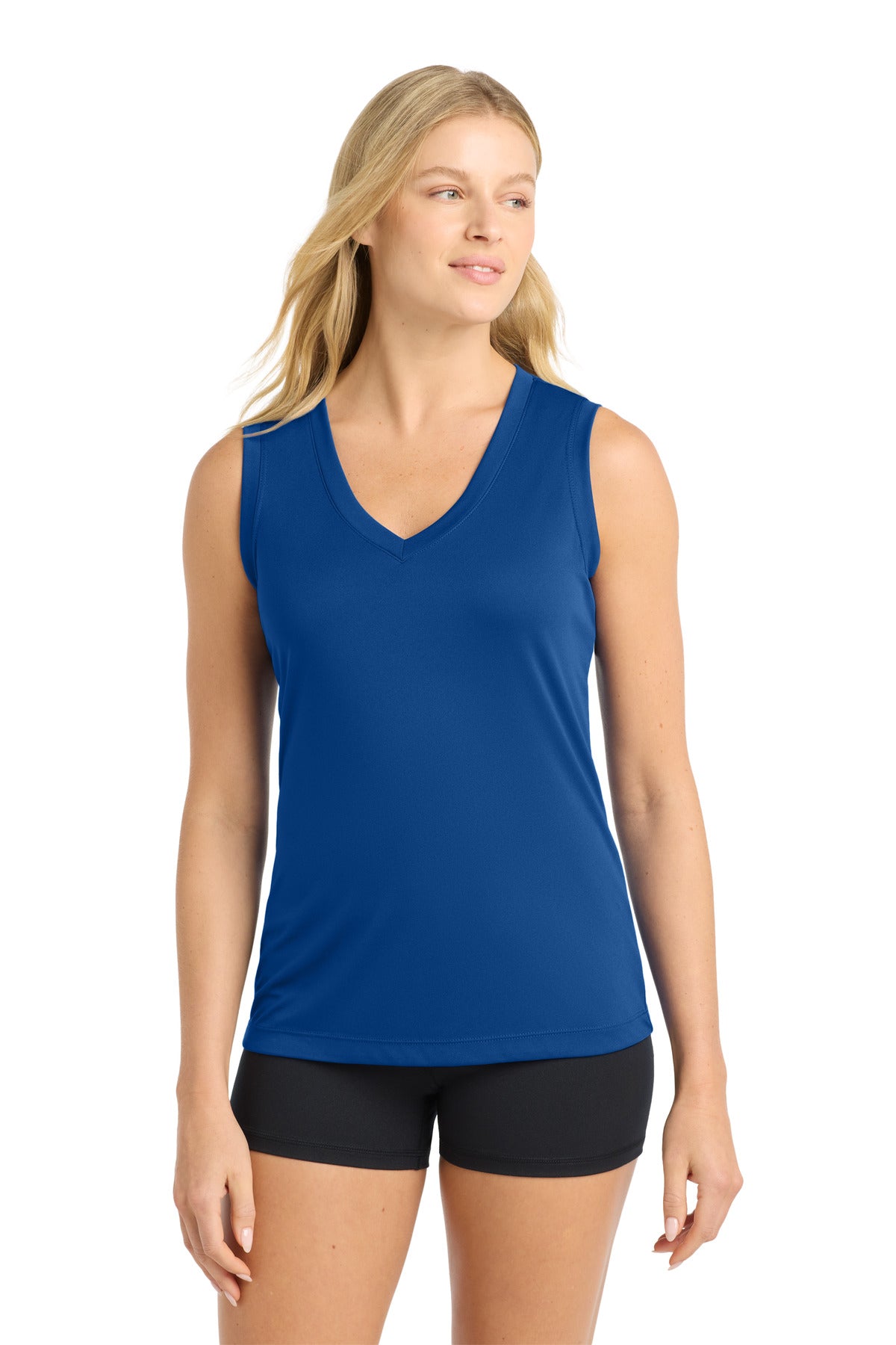 Sport-Tek® Women's Sleeveless PosiCharge® Competitor V-Neck Tee LST352