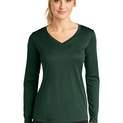 Sport-Tek ®  Women's Long Sleeve PosiCharge ®  Competitor™  V-Neck Tee. LST353LS