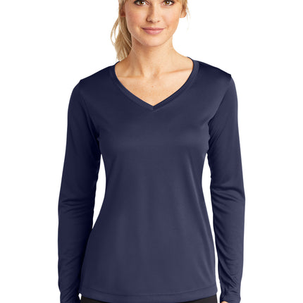 Sport-Tek ®  Women's Long Sleeve PosiCharge ®  Competitor™  V-Neck Tee. LST353LS