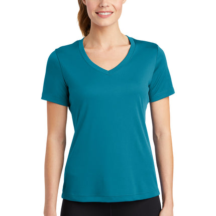 Sport-Tek ®  Women's PosiCharge ®  Competitor™ V-Neck Tee. LST353