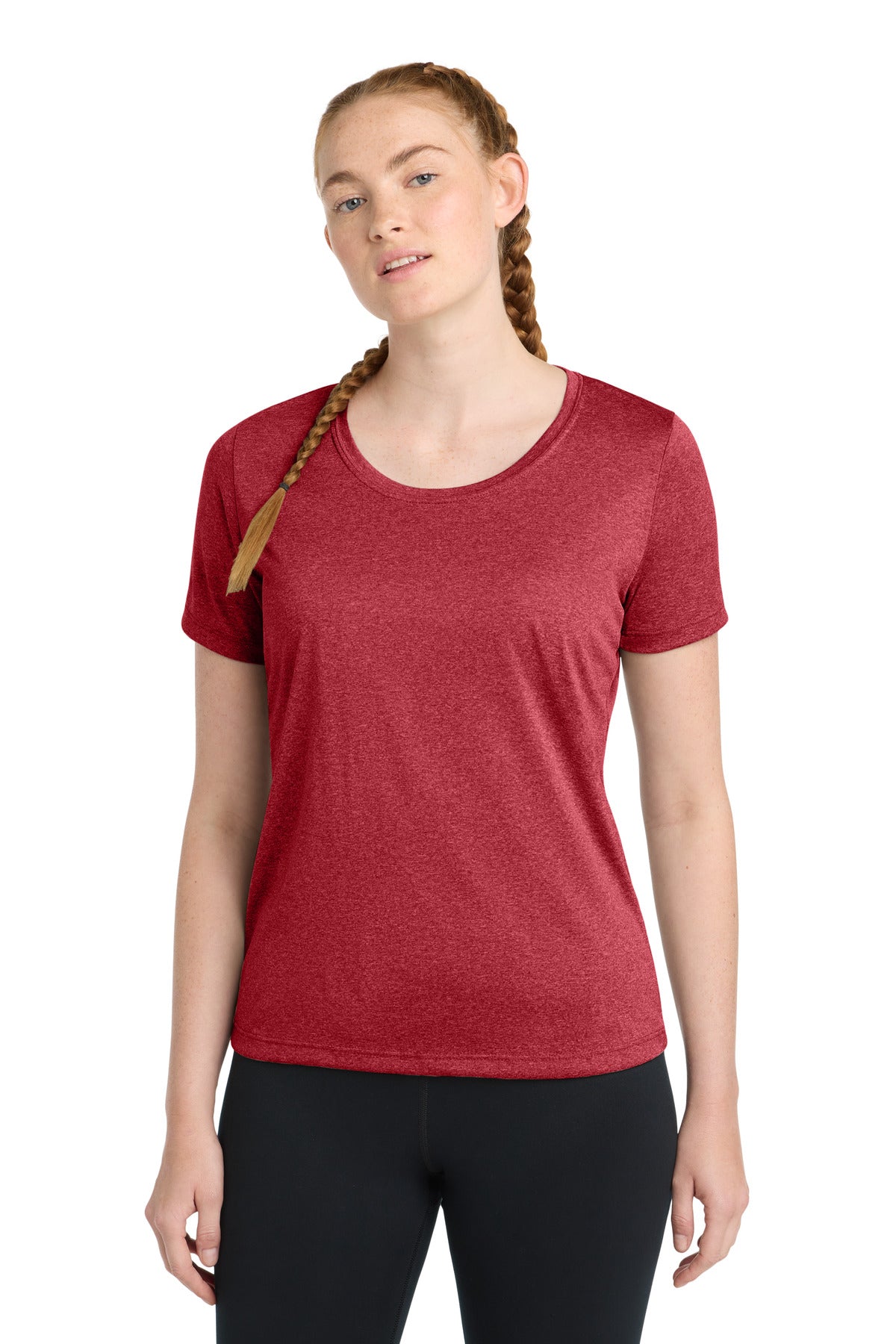 Sport-Tek® Women's Heather Contender Scoop Neck Tee LST360