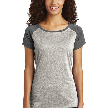 Sport-Tek  ®  Women's Heather-On-Heather Contender    Scoop Neck Tee. LST362