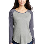 True Navy Heather/ Light Grey Heather / XS