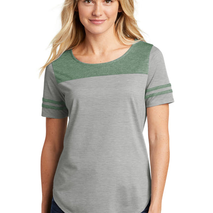Sport-Tek  ®  Women's PosiCharge  ®  Tri-Blend Wicking Fan Tee. LST403