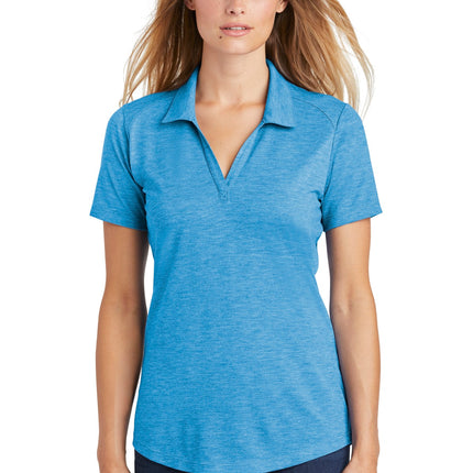 Sport-Tek  ®  Women's PosiCharge  ®  Tri-Blend Wicking Polo. LST405