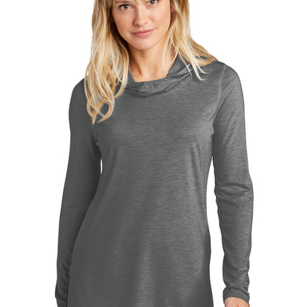 Sport-Tek ®  Women's PosiCharge  ®  Tri-Blend Wicking Long Sleeve Hoodie LST406