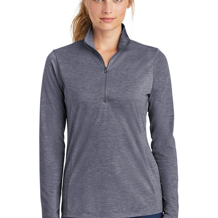 Sport-Tek  ®  Women's PosiCharge  ®  Tri-Blend Wicking 1/4-Zip Pullover. LST407