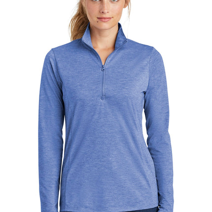 Sport-Tek  ®  Women's PosiCharge  ®  Tri-Blend Wicking 1/4-Zip Pullover. LST407