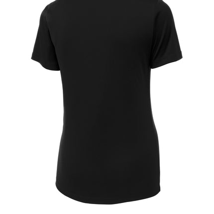 Sport-Tek  ®  Women's Sport-Wick  ®  Stretch Reflective Heather 1/2-Zip Pullover. LST855