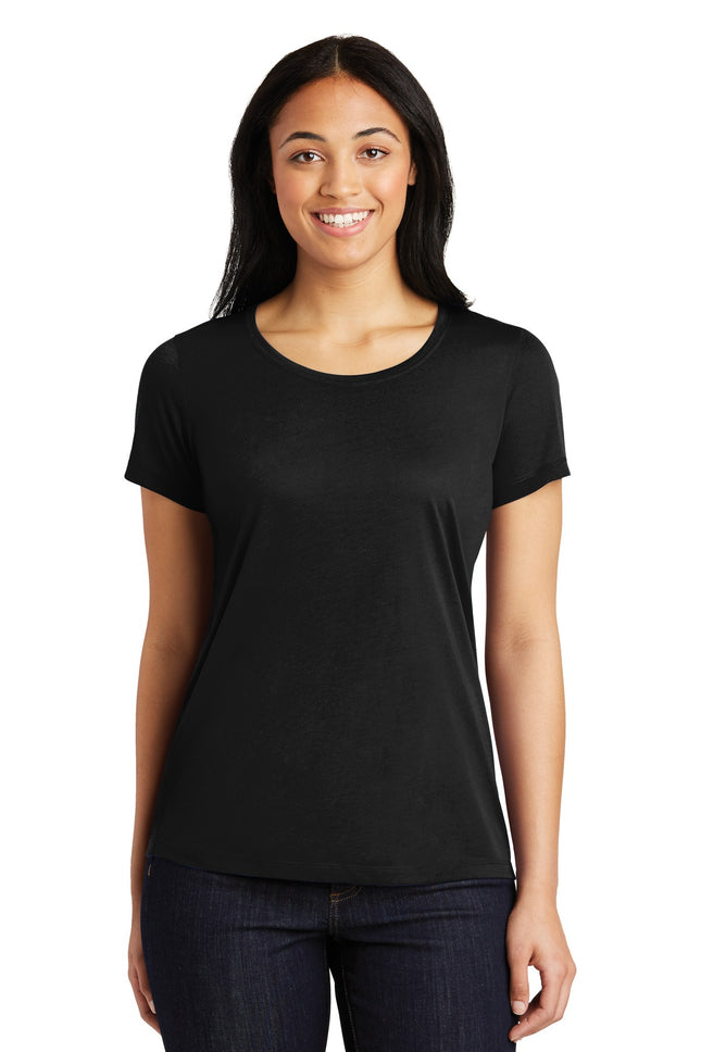 Sport-Tek ®  Women's PosiCharge ®  Competitor   Cotton Touch   Scoop Neck Tee. LST450