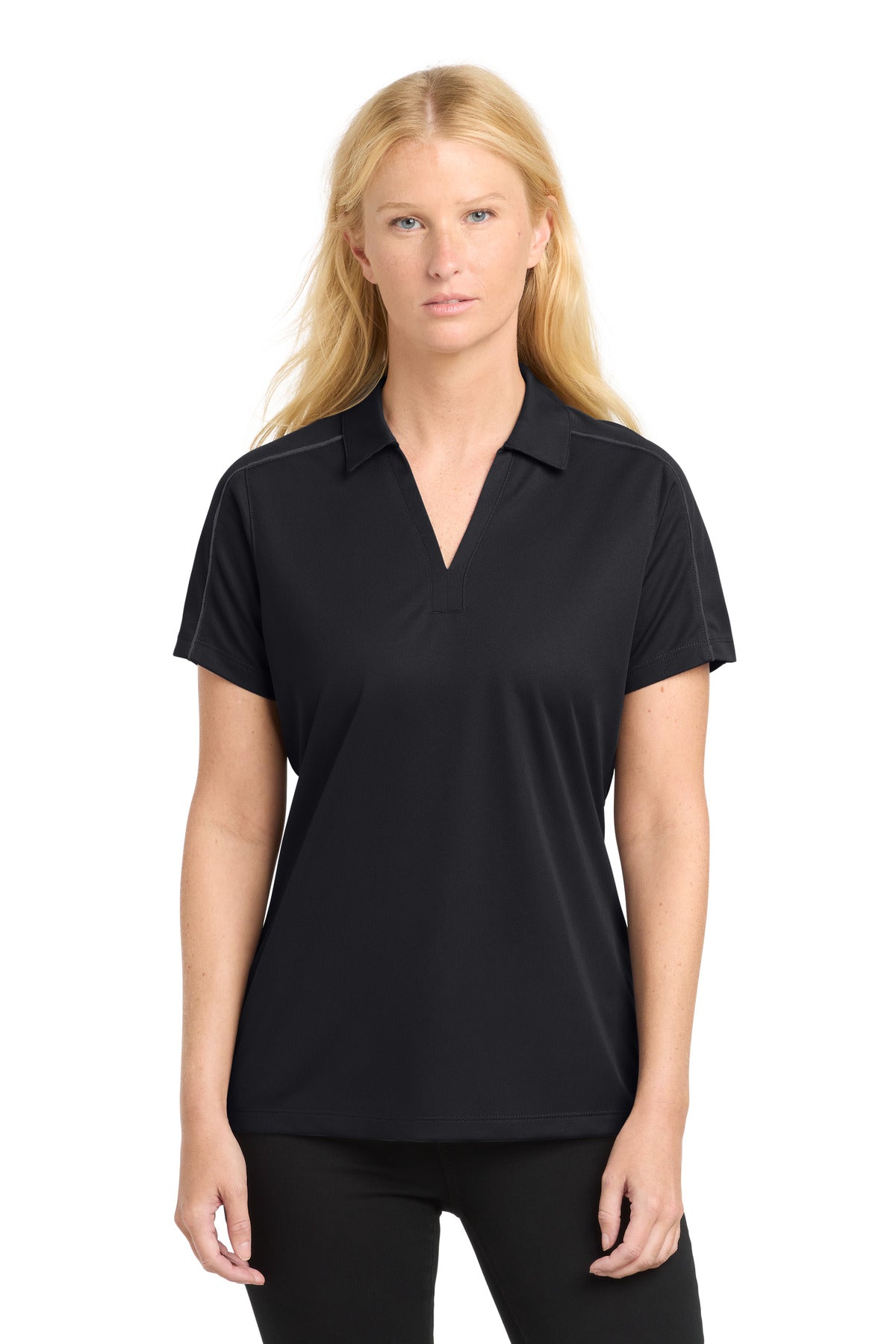 Sport-Tek® Women's Micropique Sport-Wick® Piped Polo LST653