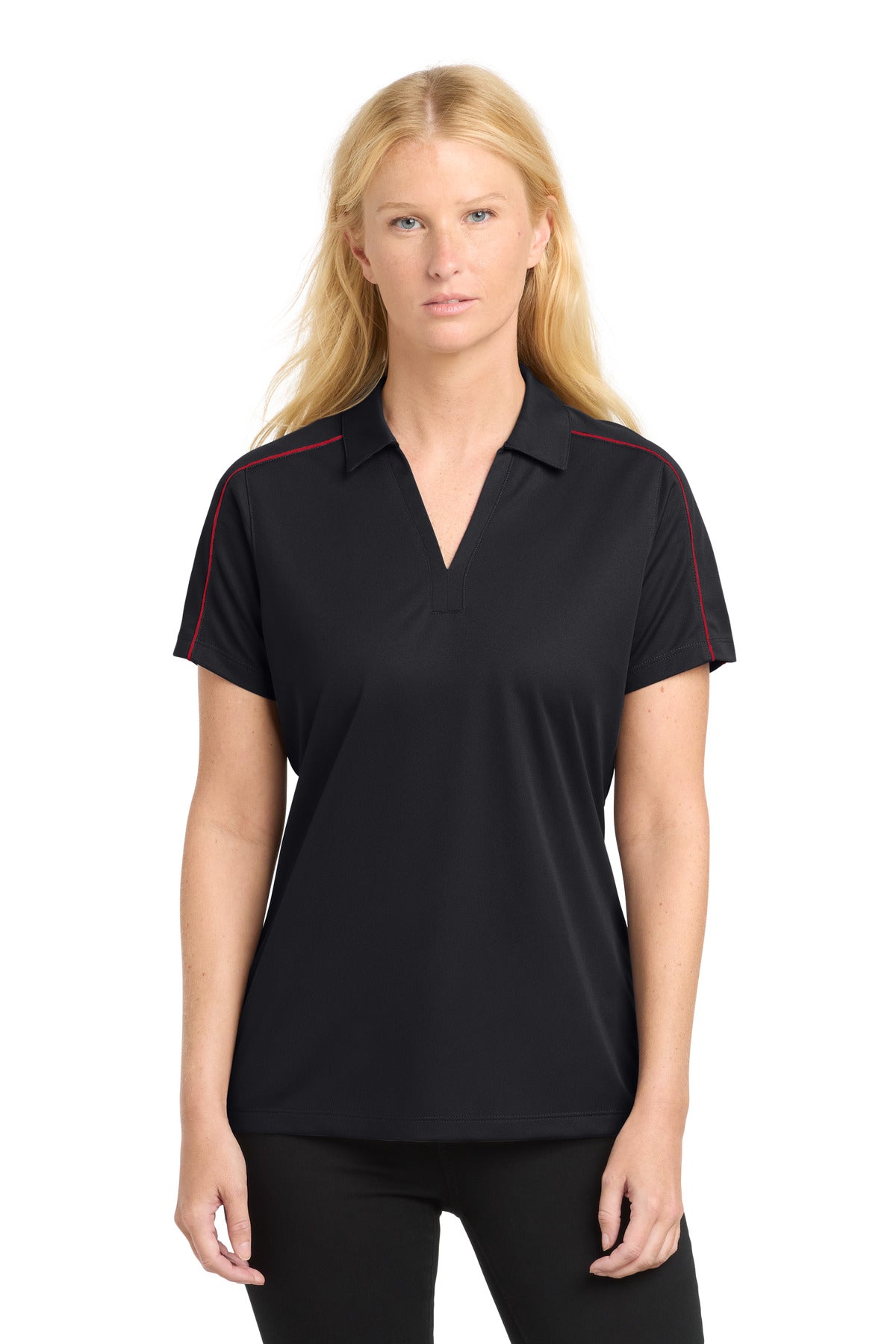 Sport-Tek® Women's Micropique Sport-Wick® Piped Polo LST653