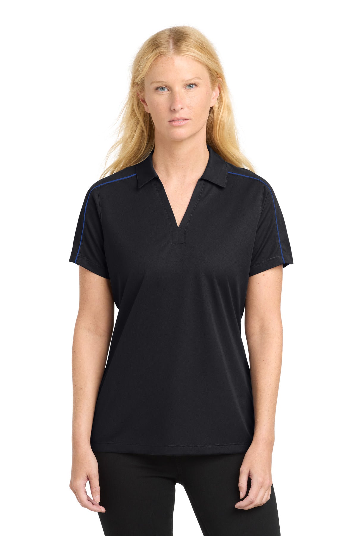 Sport-Tek® Women's Micropique Sport-Wick® Piped Polo LST653