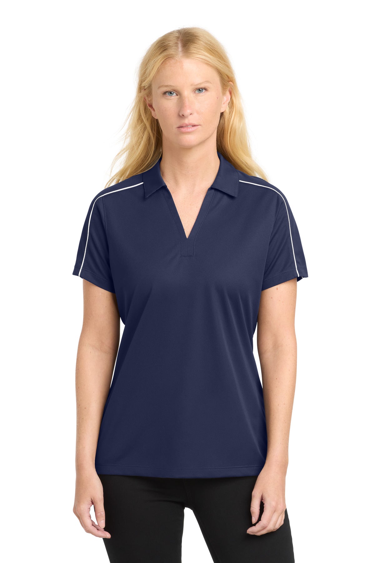 Sport-Tek® Women's Micropique Sport-Wick® Piped Polo LST653