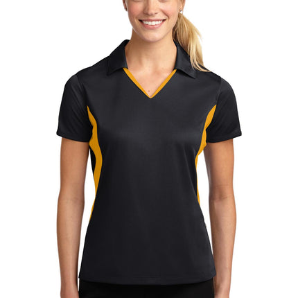 Sport-Tek ®  Women's Side Blocked Micropique Sport-Wick ®  Polo. LST655