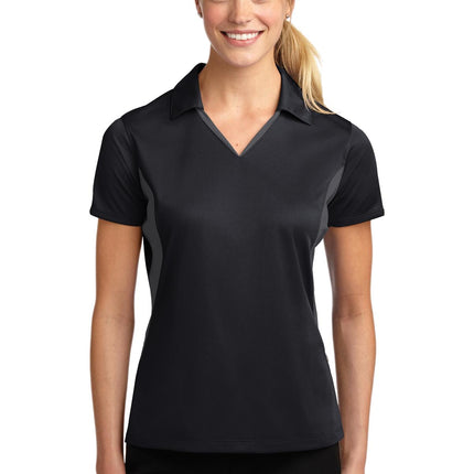Sport-Tek ®  Women's Side Blocked Micropique Sport-Wick ®  Polo. LST655