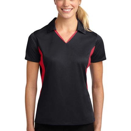 Sport-Tek ®  Women's Side Blocked Micropique Sport-Wick ®  Polo. LST655