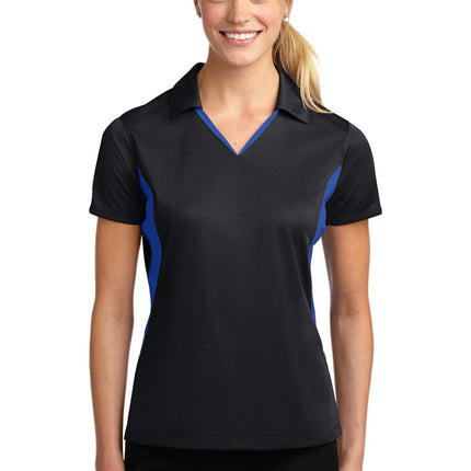Sport-Tek ®  Women's Side Blocked Micropique Sport-Wick ®  Polo. LST655