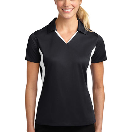 Sport-Tek ®  Women's Side Blocked Micropique Sport-Wick ®  Polo. LST655