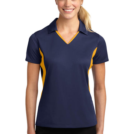 Sport-Tek ®  Women's Side Blocked Micropique Sport-Wick ®  Polo. LST655