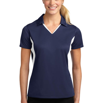 Sport-Tek ®  Women's Side Blocked Micropique Sport-Wick ®  Polo. LST655