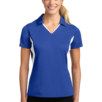 Sport-Tek ®  Women's Side Blocked Micropique Sport-Wick ®  Polo. LST655