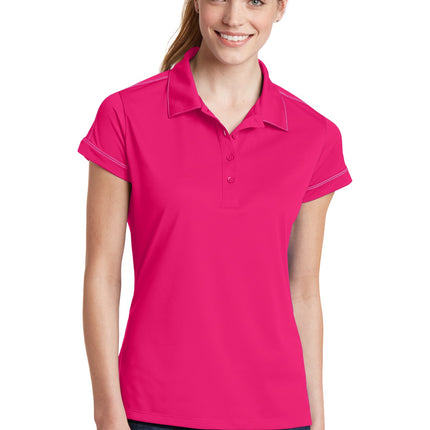 Sport-Tek ®  Women's Contrast Stitch Micropique Sport-Wick® Polo. LST659