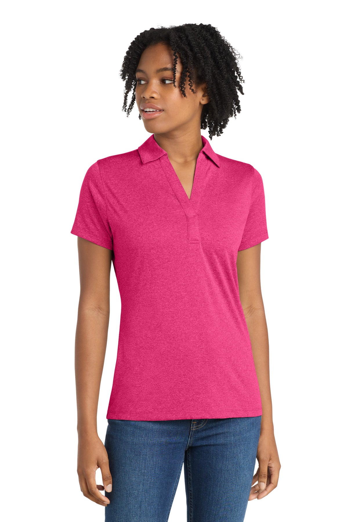 Sport-Tek ®  Women's Heather Contender Polo LST660