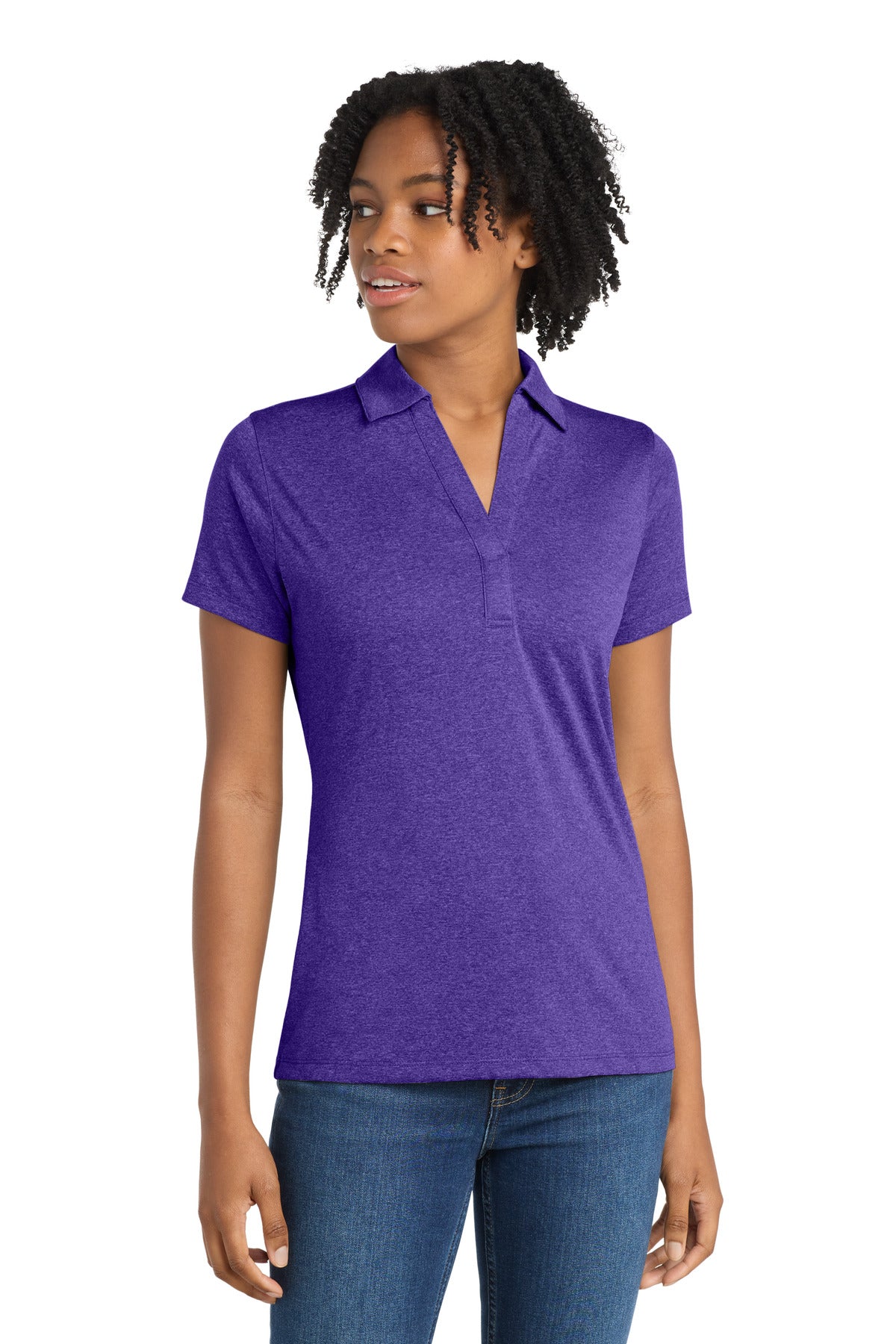 Sport-Tek ®  Women's Heather Contender Polo LST660