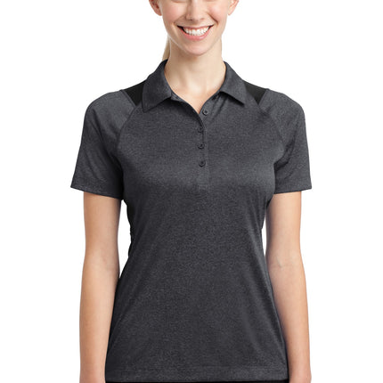 Sport-Tek ®  Women's Heather Colorblock Contender™  Polo. LST665