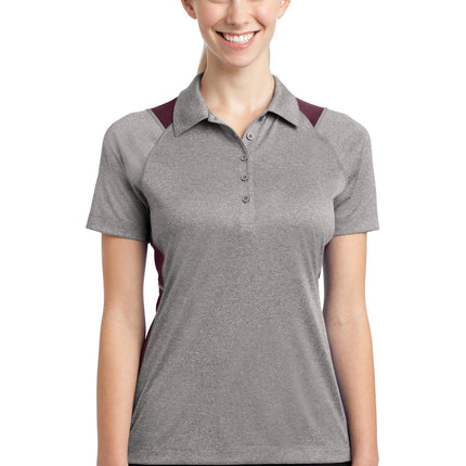 Sport-Tek ®  Women's Heather Colorblock Contender™  Polo. LST665