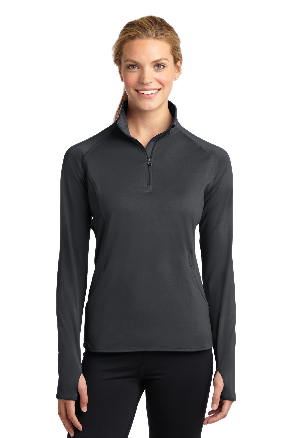 Sport-Tek® Women's Sport-Wick® Stretch 1/4-Zip Pullover LST850