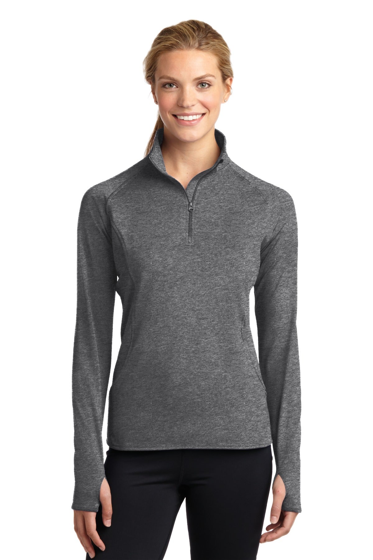 Sport-Tek® Women's Sport-Wick® Stretch 1/4-Zip Pullover LST850
