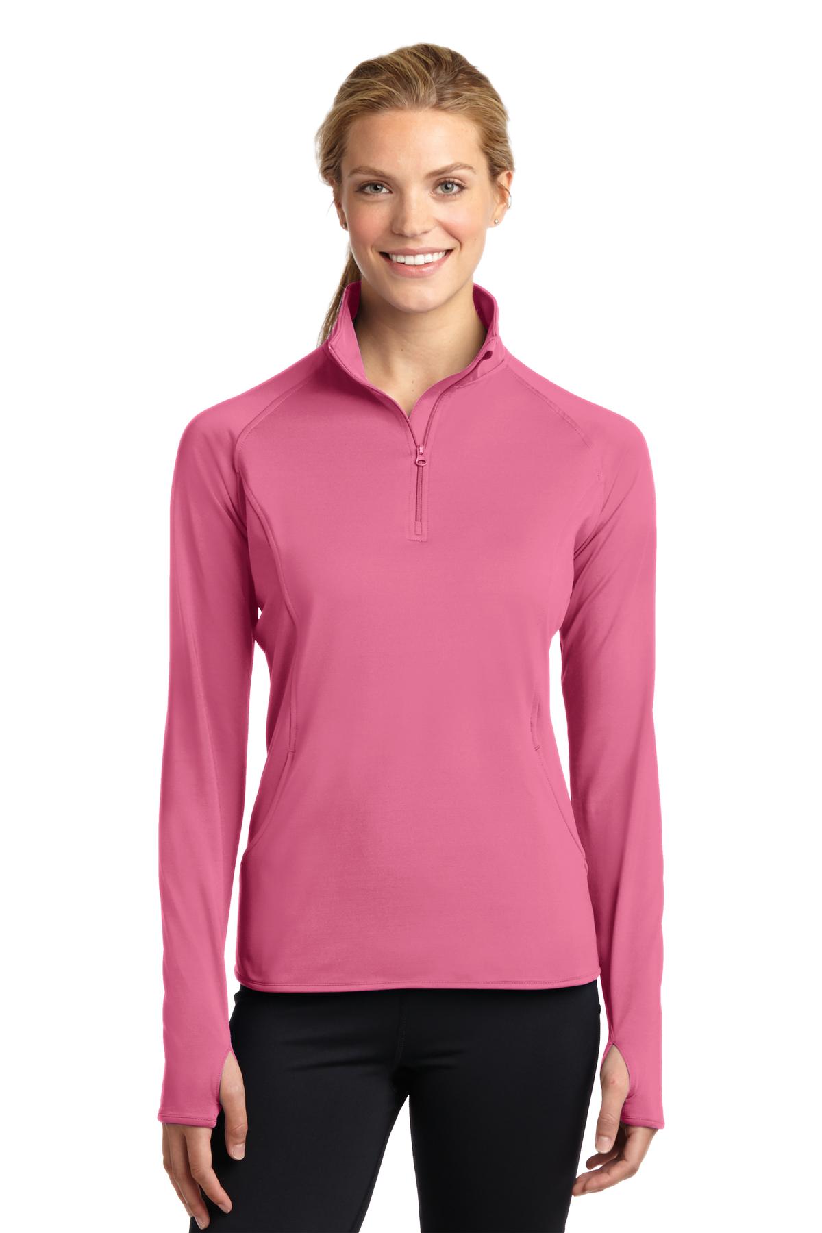 Sport-Tek® Women's Sport-Wick® Stretch 1/4-Zip Pullover LST850