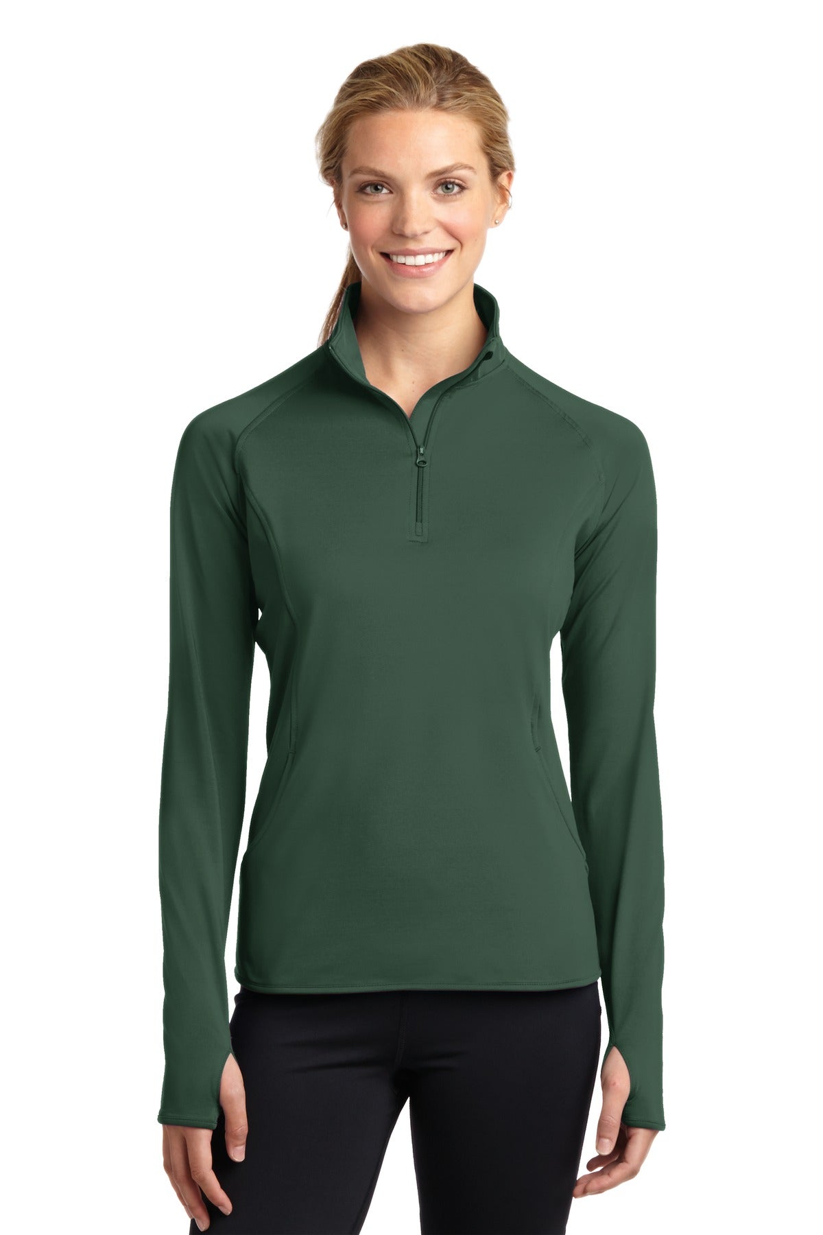 Sport-Tek® Women's Sport-Wick® Stretch 1/4-Zip Pullover LST850