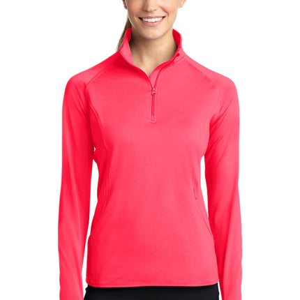 Sport-Tek ®  Women's Sport-Wick ®  Stretch 1/4-Zip Pullover. LST850