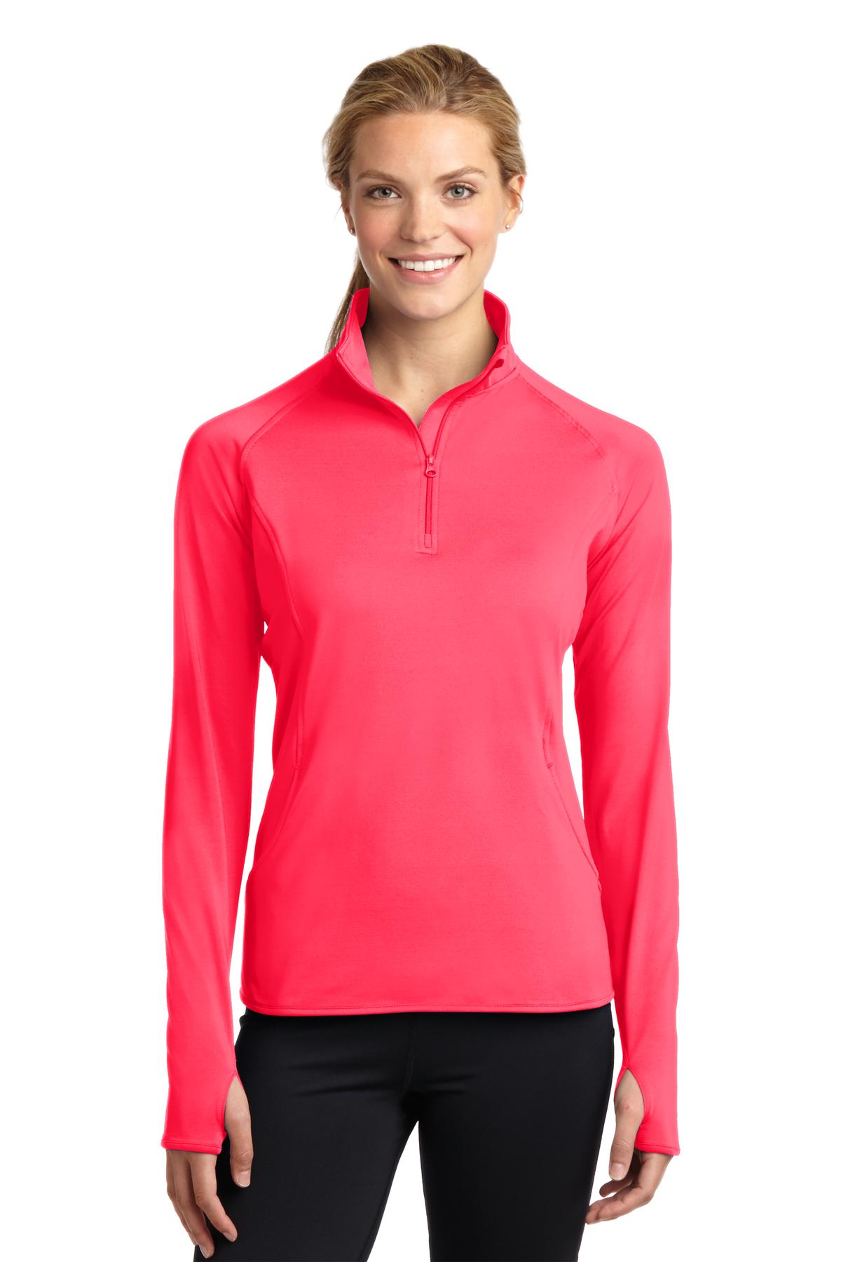 Sport-Tek® Women's Sport-Wick® Stretch 1/4-Zip Pullover LST850