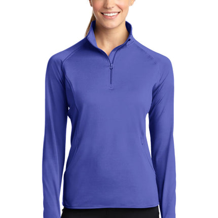 Sport-Tek ®  Women's Sport-Wick ®  Stretch 1/4-Zip Pullover. LST850