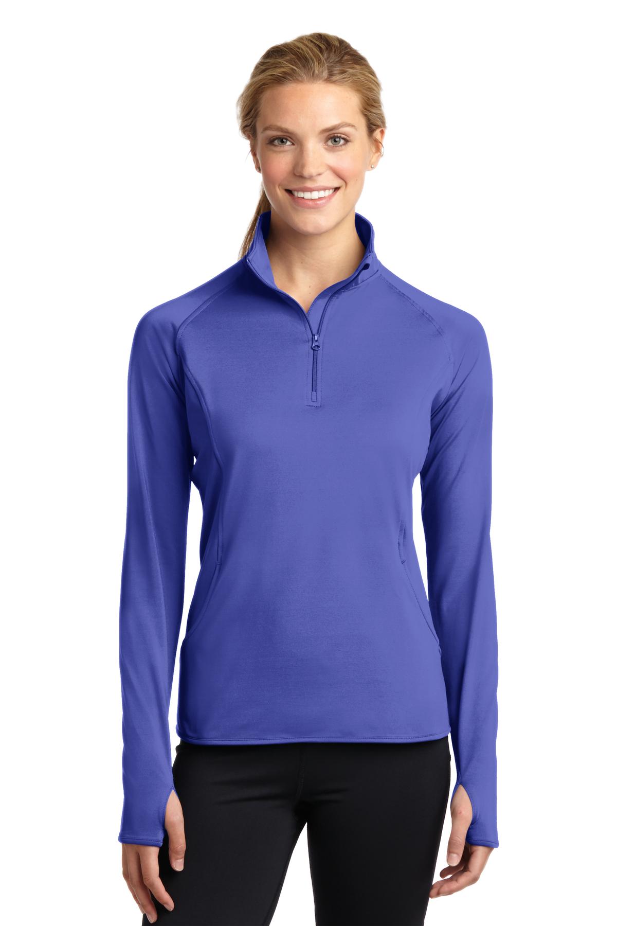 Sport-Tek® Women's Sport-Wick® Stretch 1/4-Zip Pullover LST850