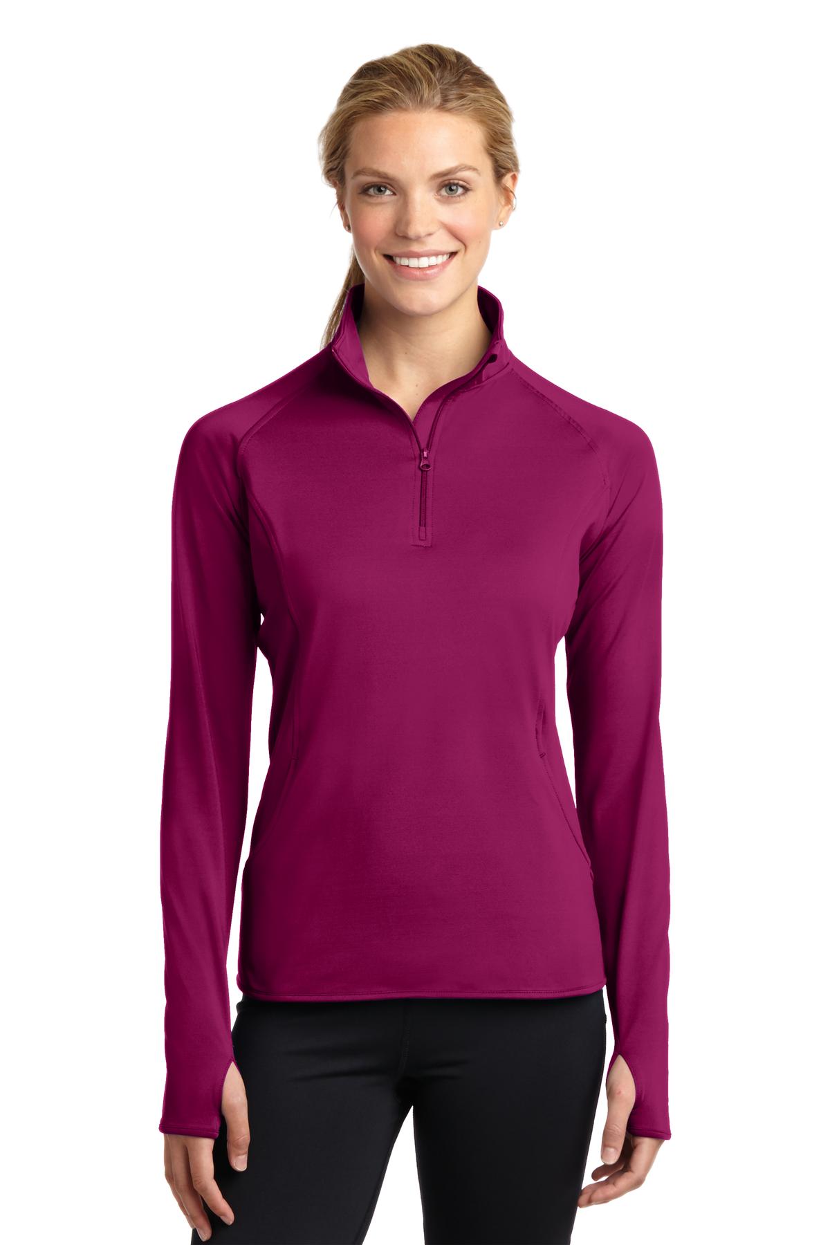 Sport-Tek® Women's Sport-Wick® Stretch 1/4-Zip Pullover LST850
