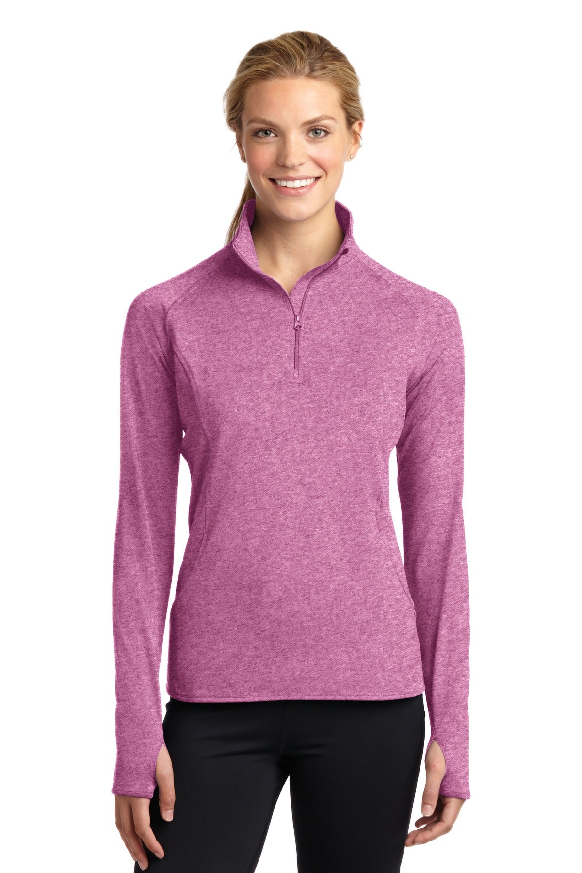 Sport-Tek® Women's Sport-Wick® Stretch 1/4-Zip Pullover LST850