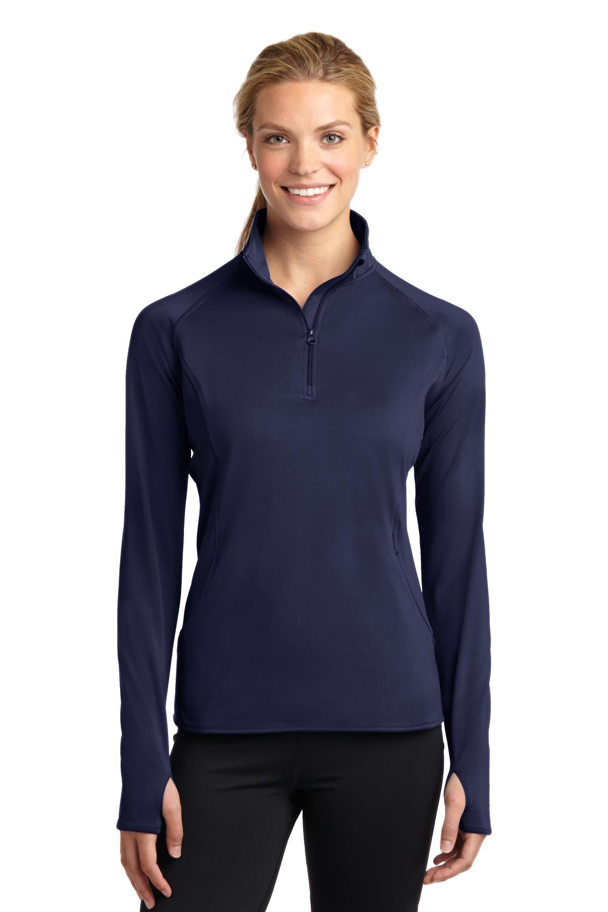 Sport-Tek® Women's Sport-Wick® Stretch 1/4-Zip Pullover LST850