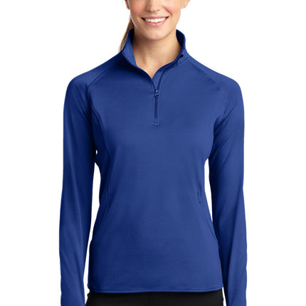 Sport-Tek ®  Women's Sport-Wick ®  Stretch 1/4-Zip Pullover. LST850