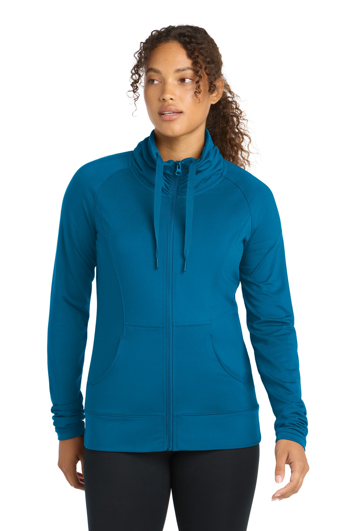 Sport-Tek® Women's Sport-Wick® Stretch Full-Zip Jacket LST852