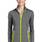 Charcoal Grey Heather/ Charge Green / XS