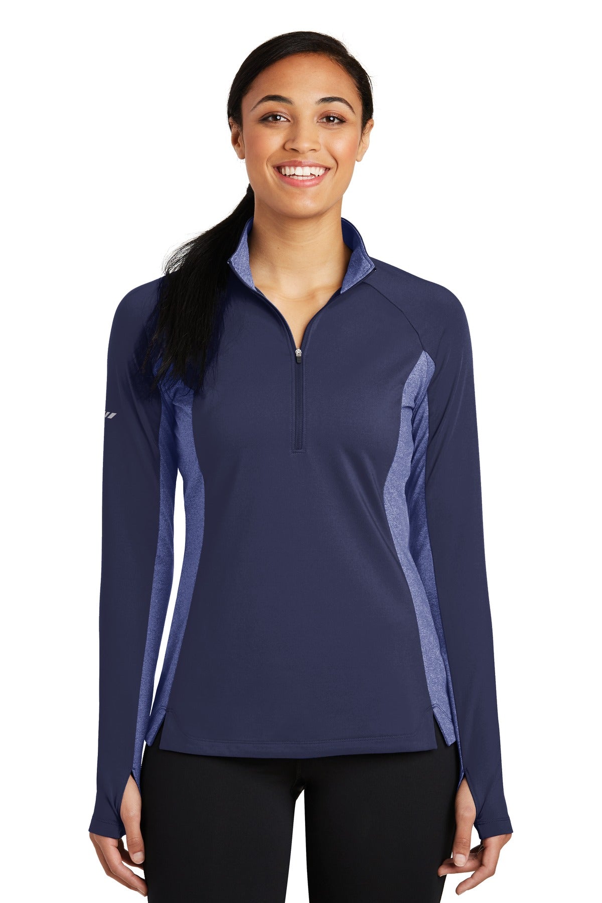 Sport-Tek® Women's Sport-Wick® Stretch Contrast 1/4-Zip Pullover LST854