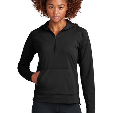 Sport-Tek ®  Women's Sport-Wick ®  Stretch 1/2-Zip Hoodie LST856
