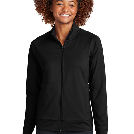 Sport-Tek ®  Women's Sport-Wick ®  Stretch Full-Zip Cadet Jacket LST857