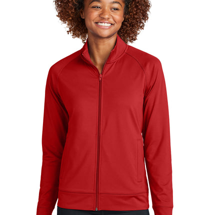 Sport-Tek ®  Women's Sport-Wick ®  Stretch Full-Zip Cadet Jacket LST857