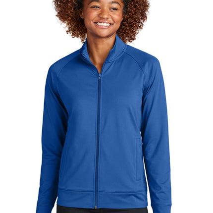 Sport-Tek ®  Women's Sport-Wick ®  Stretch Full-Zip Cadet Jacket LST857